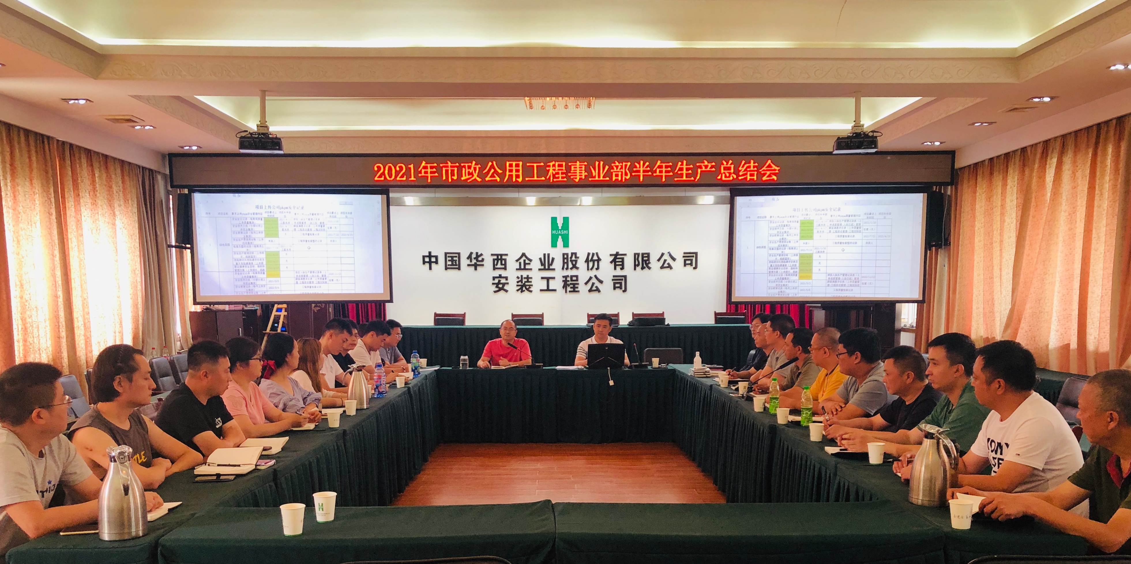市政公用工程事業部召開2021年上半年生產總結會